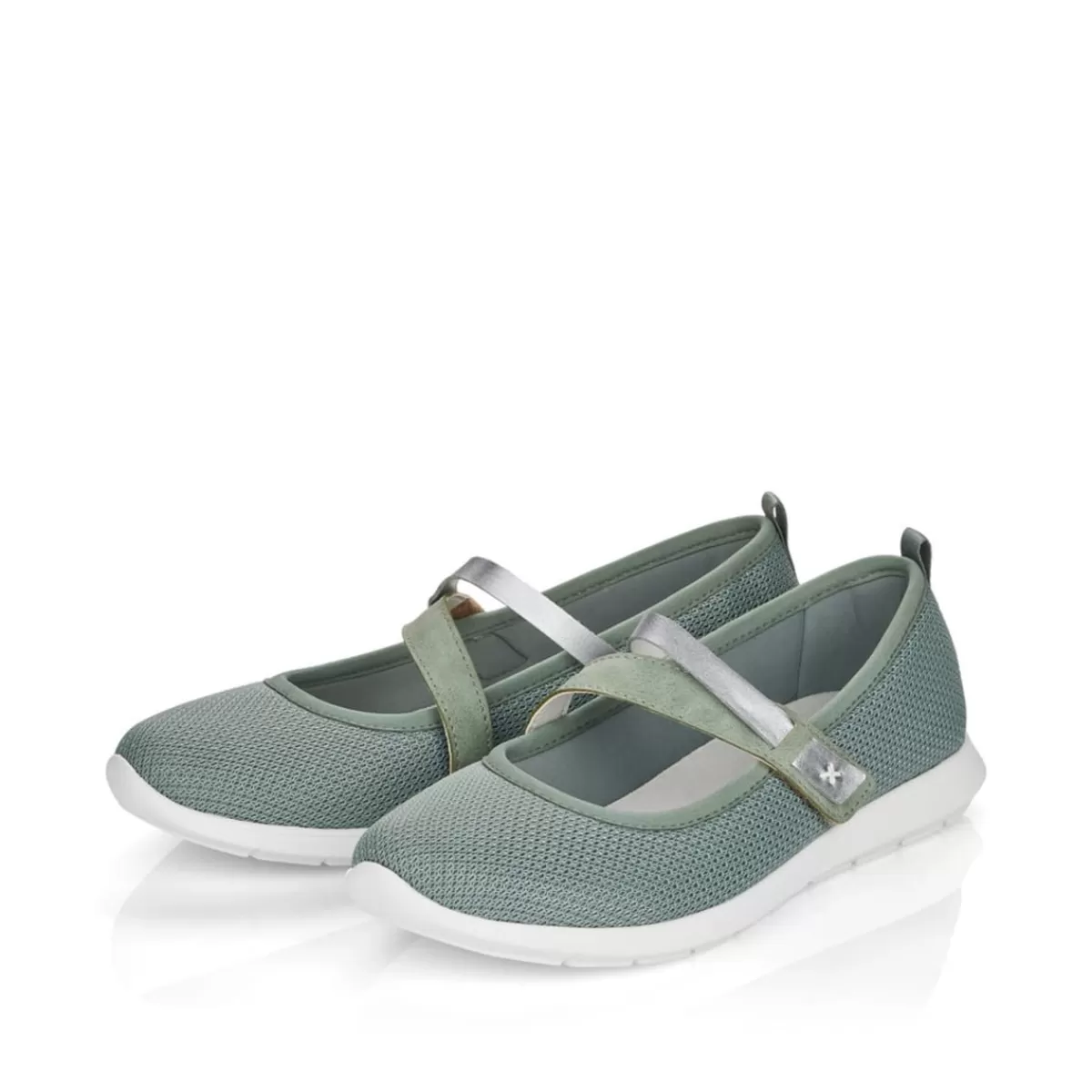 Damen Remonte Damen Ballerinas grau