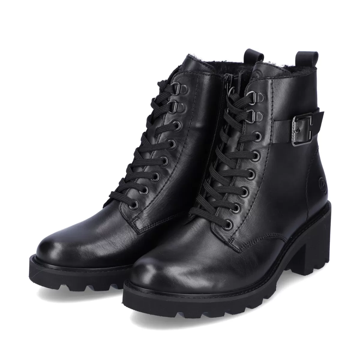 Damen Remonte Damen Biker Boots glanz