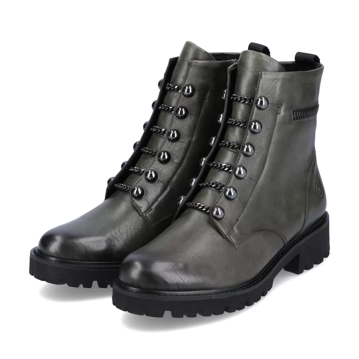 Damen Remonte Damen Biker Boots grau