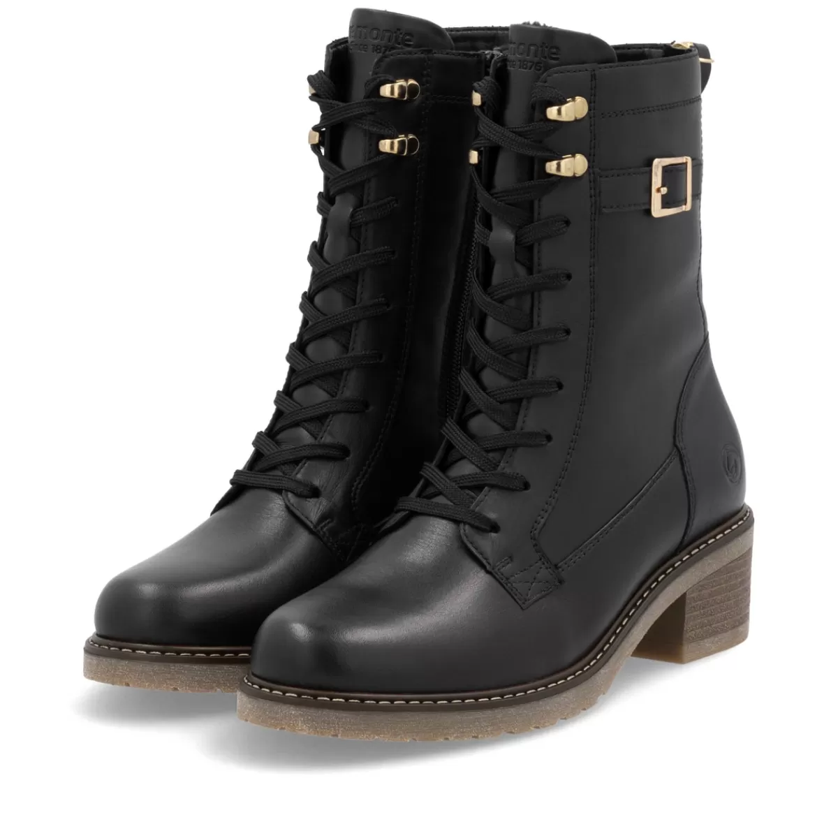 Damen Remonte Damen Biker Boots nacht