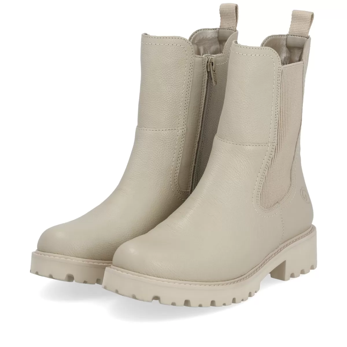 Damen Remonte Damen Chelsea Boots creme