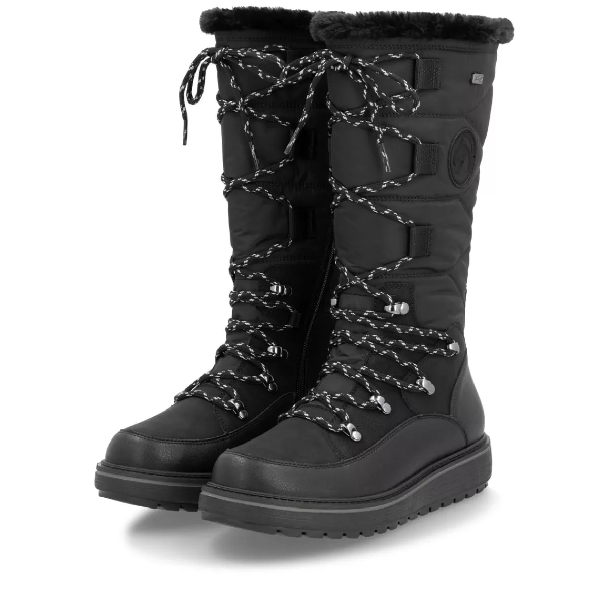 Damen Remonte Damen Hochschaftstiefel nacht