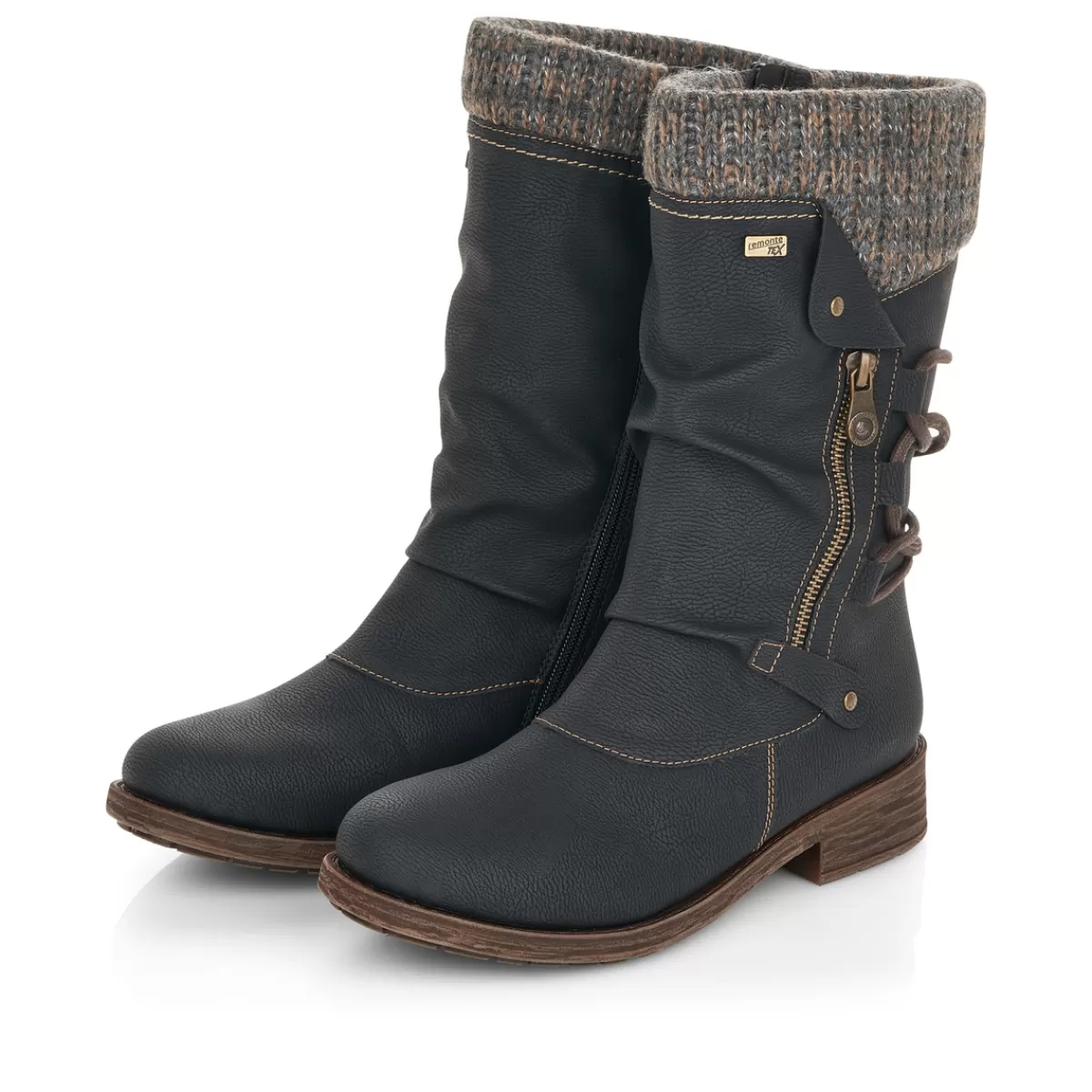 Damen Remonte Damen Hochschaftstiefel tief-grau