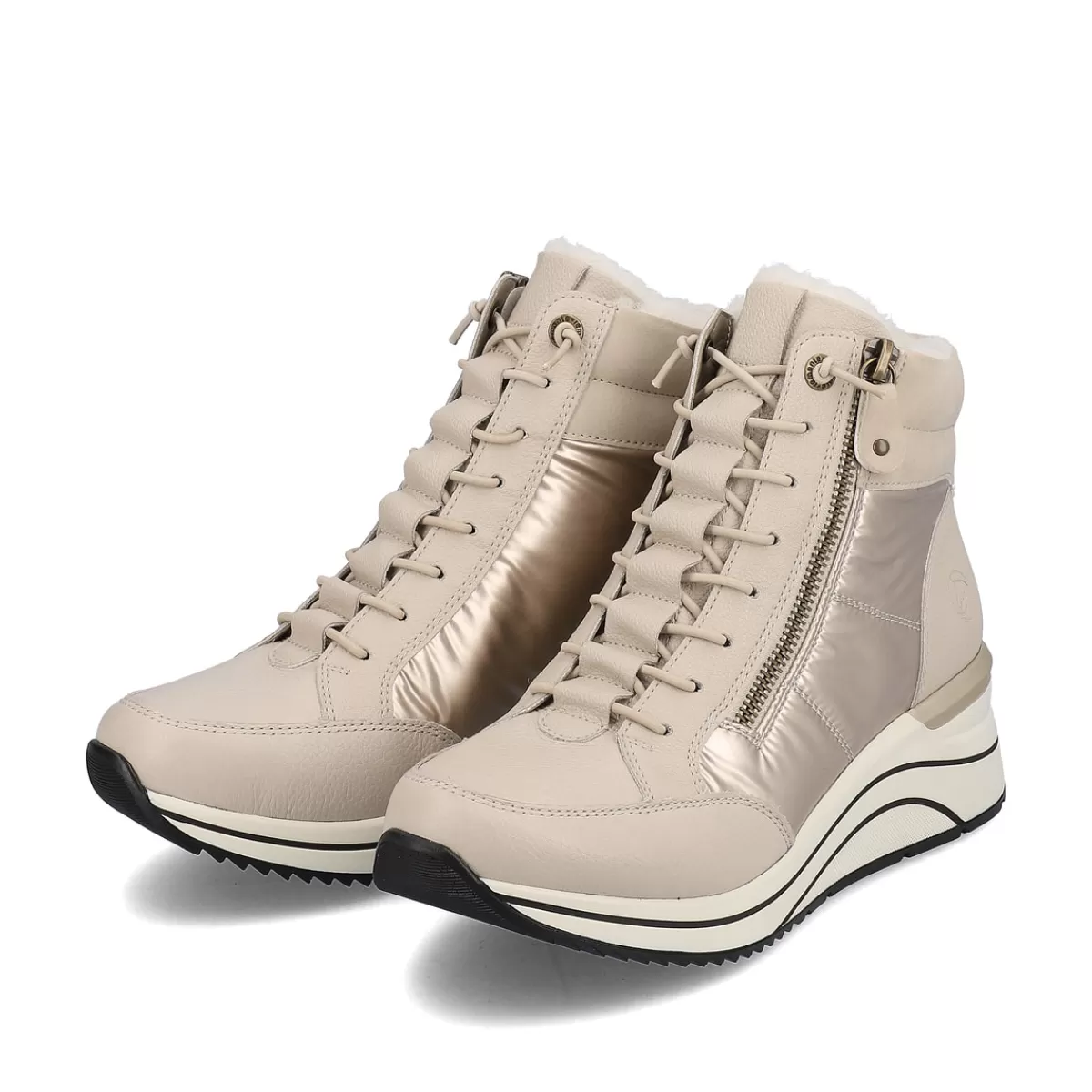 Damen Remonte Damen Kurzstiefel creme