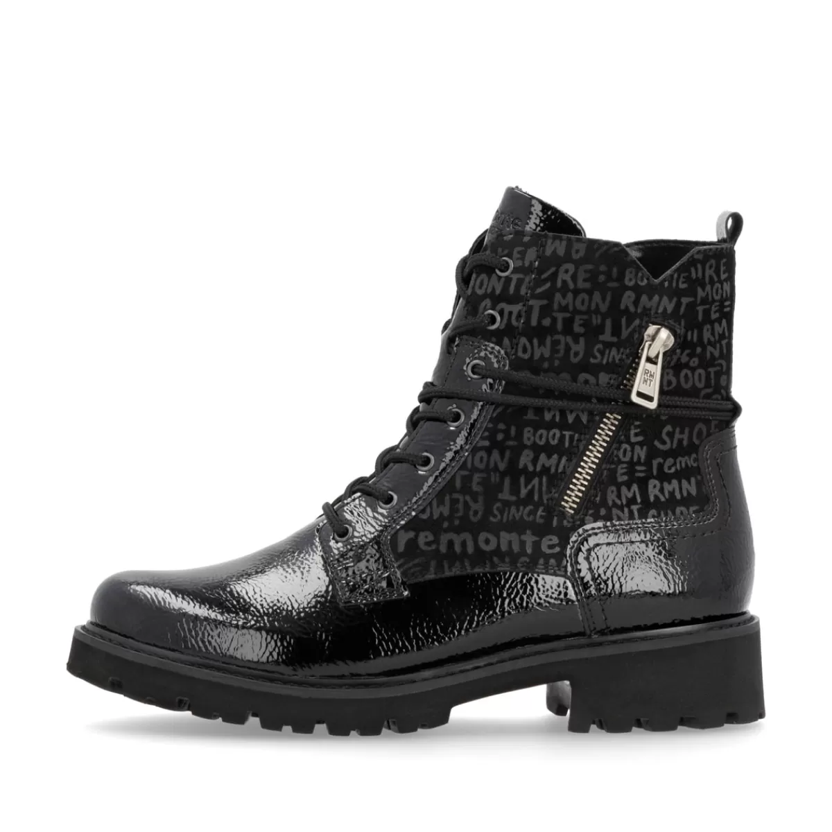 Damen Remonte Damen Kurzstiefel lack