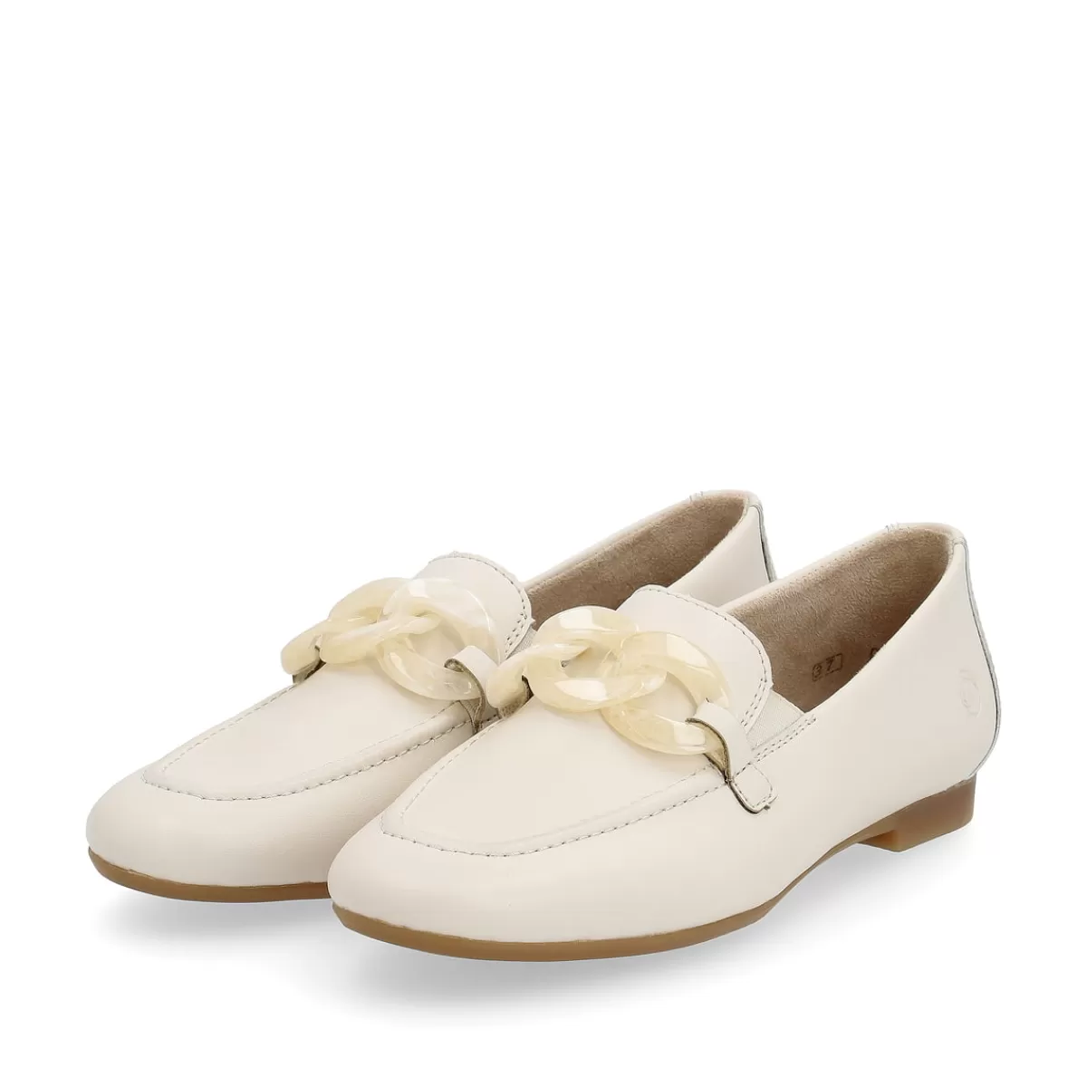 Damen Remonte Damen Loafers macciatoweiß