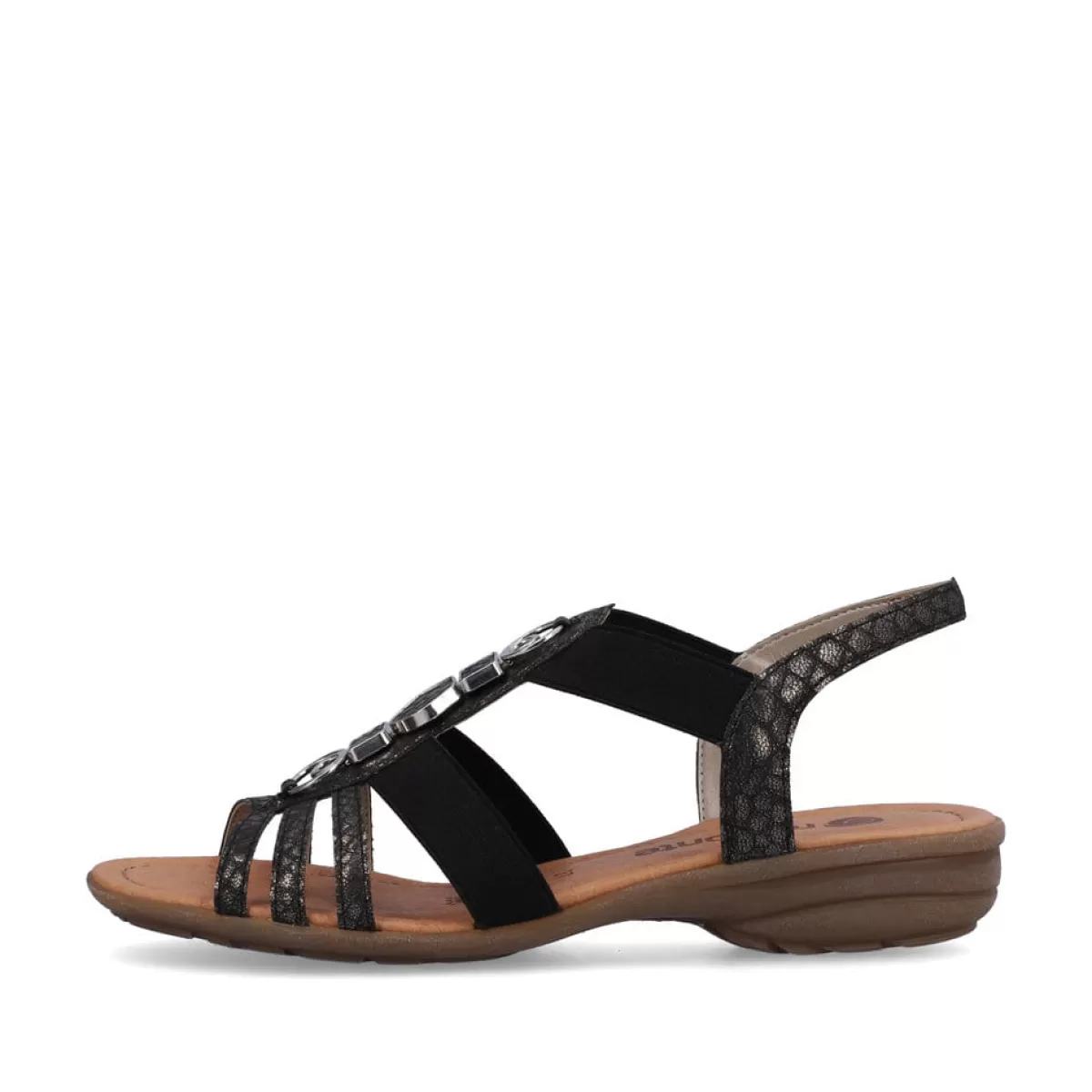 Damen Remonte Damen Riemchensandalen asphalt