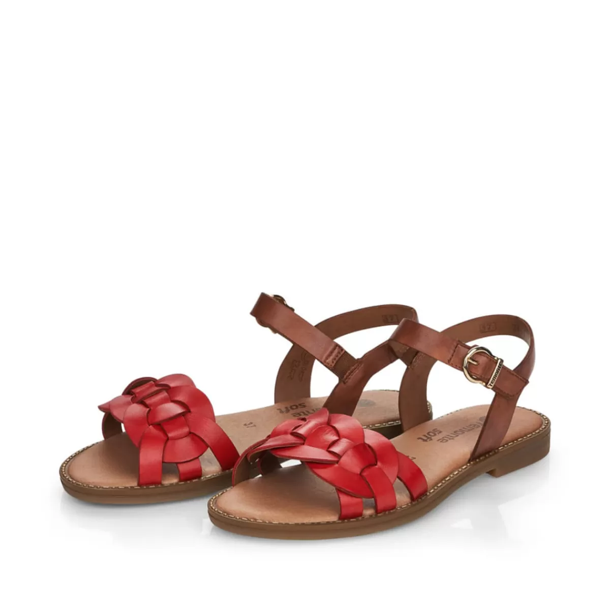 Damen Remonte Damen Riemchensandalen feuer-nussbraun