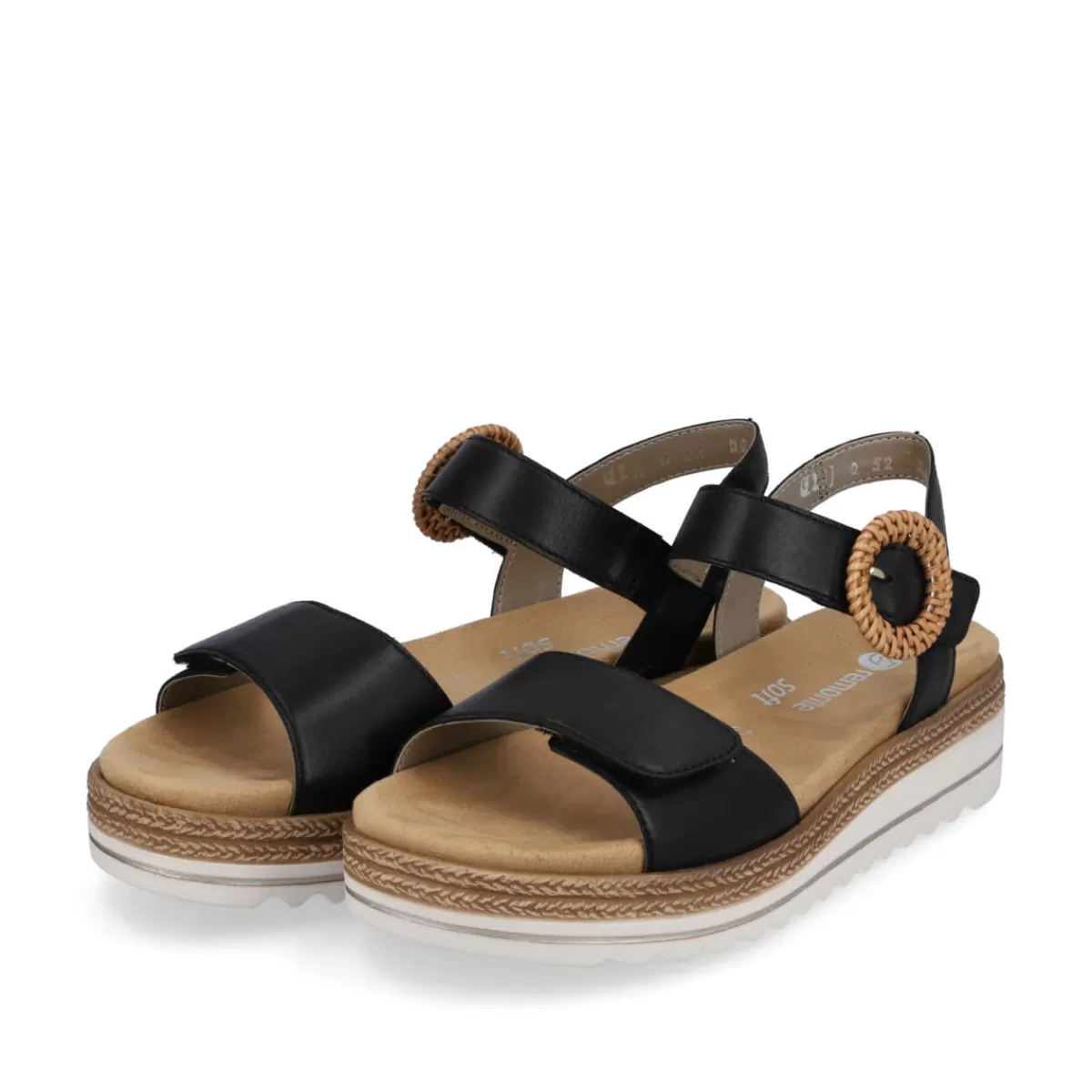 Damen Remonte Damen Riemchensandalen graphit