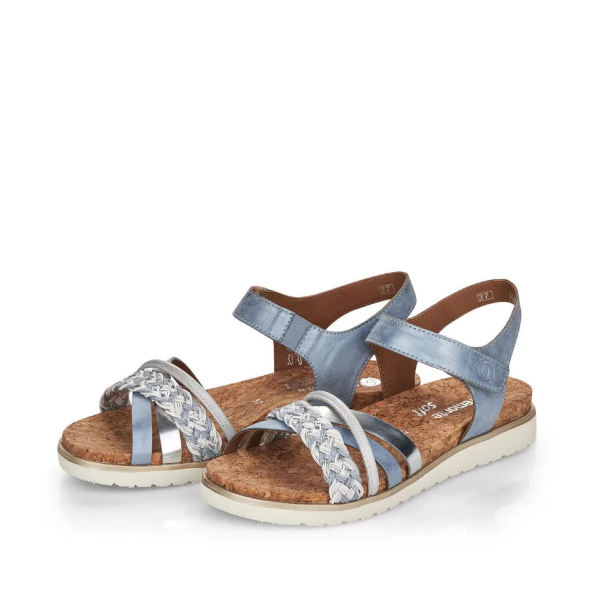 Damen Remonte Damen Riemchensandalen himmel