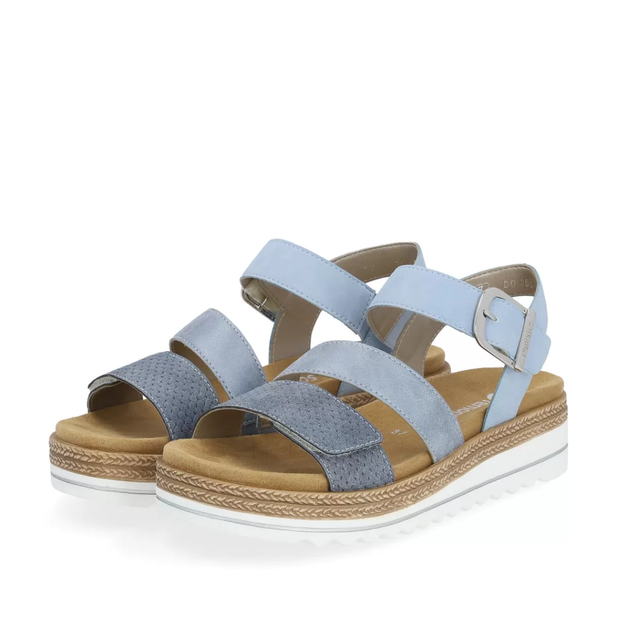 Damen Remonte Damen Riemchensandalen himmel