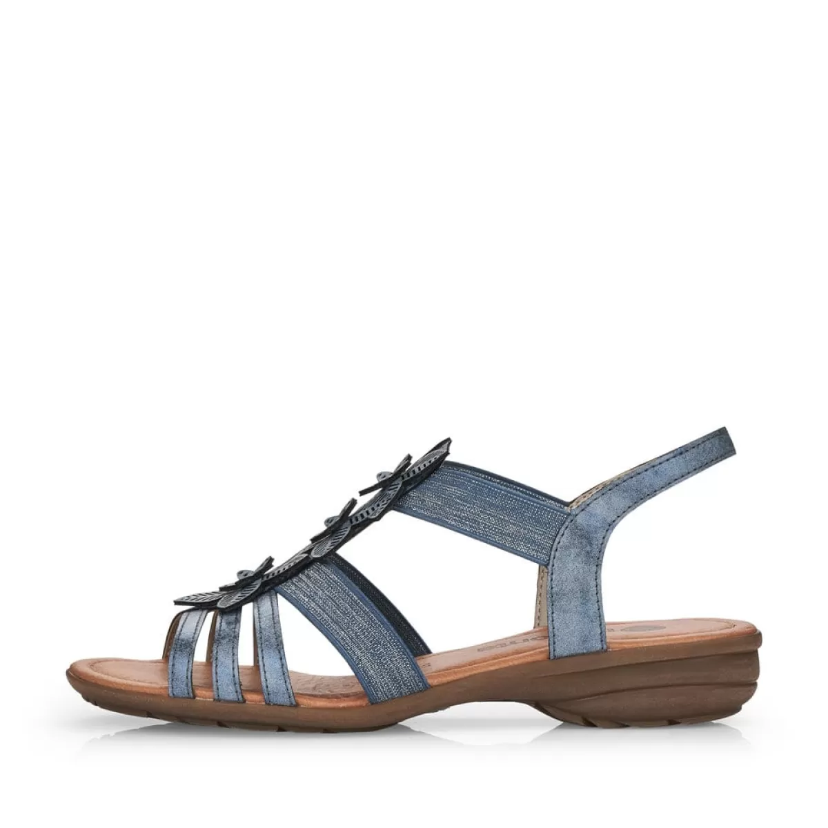 Damen Remonte Damen Riemchensandalen jeans