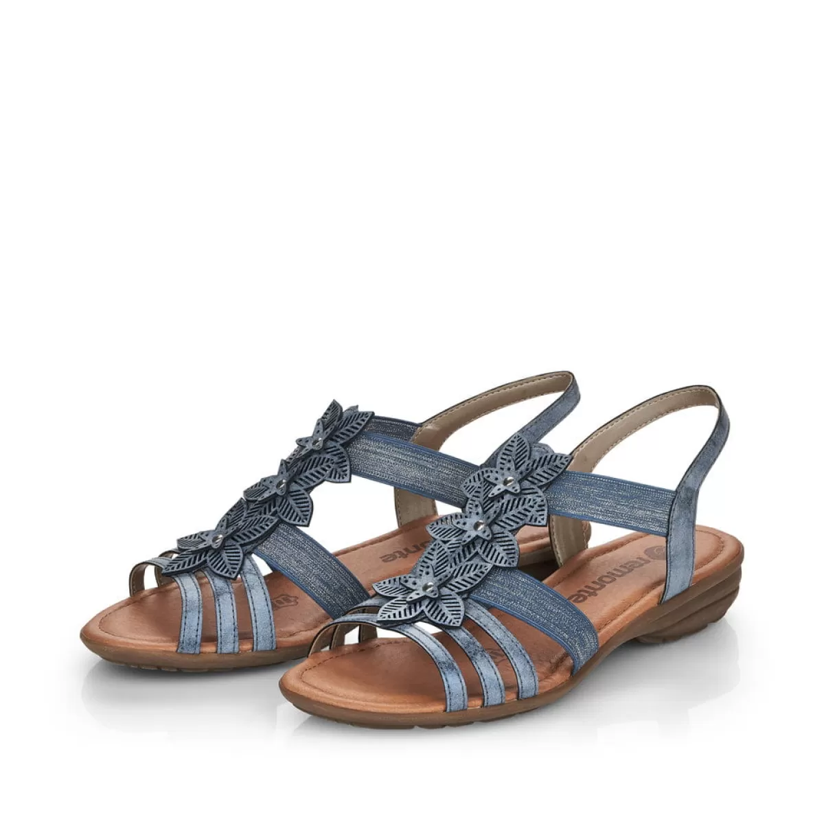 Damen Remonte Damen Riemchensandalen jeans