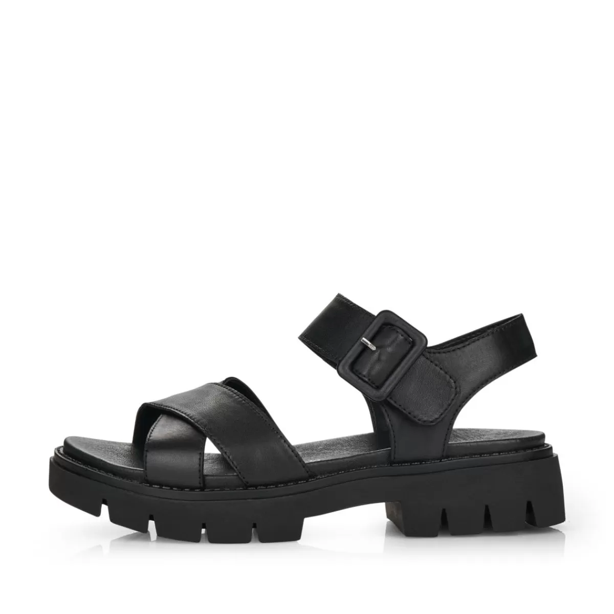 Damen Remonte Damen Riemchensandalen matt