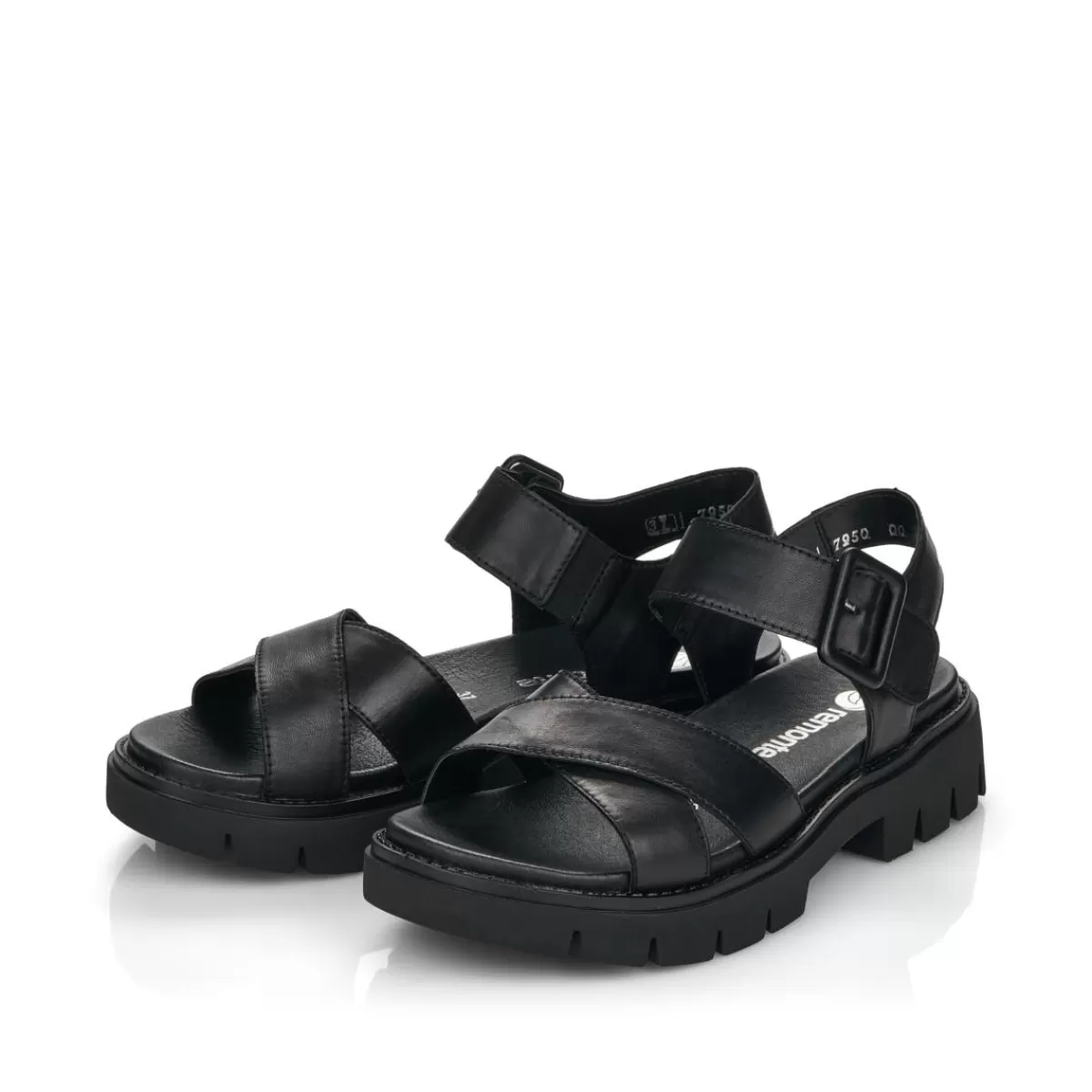 Damen Remonte Damen Riemchensandalen matt