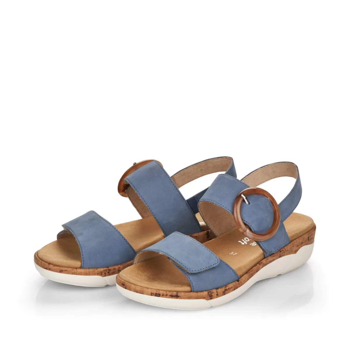 Damen Remonte Damen Riemchensandalen ozean