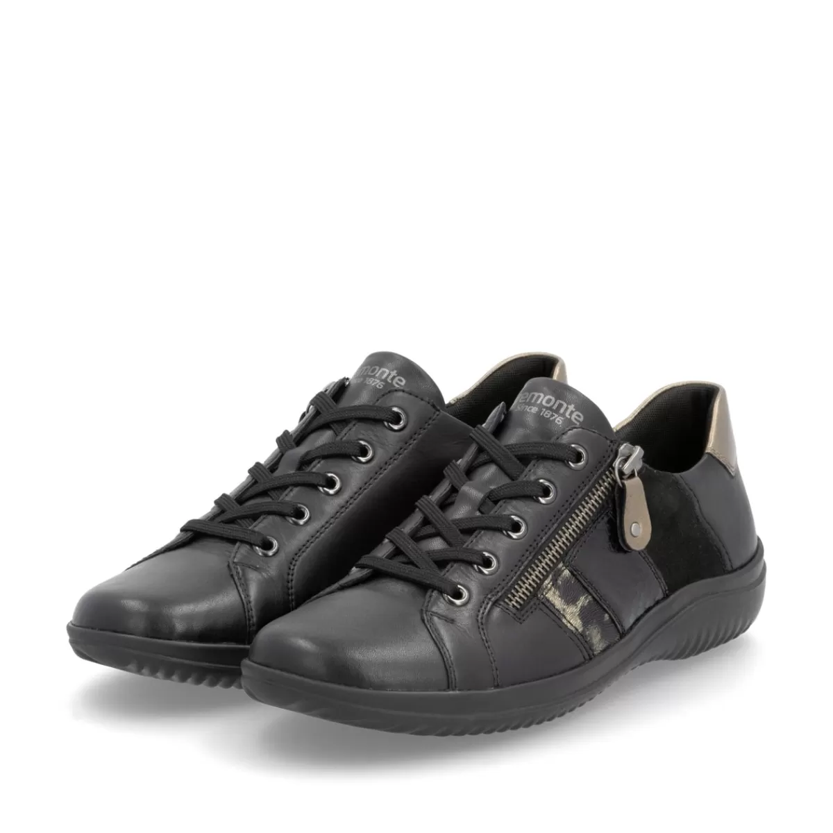 Damen Remonte Damen Schnürschuhe asphalt