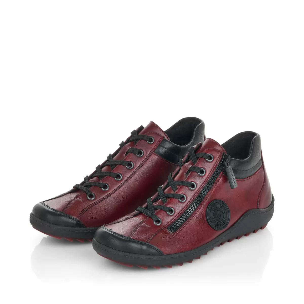 Damen Remonte Damen Schnürschuhe bordeaux-schwarz