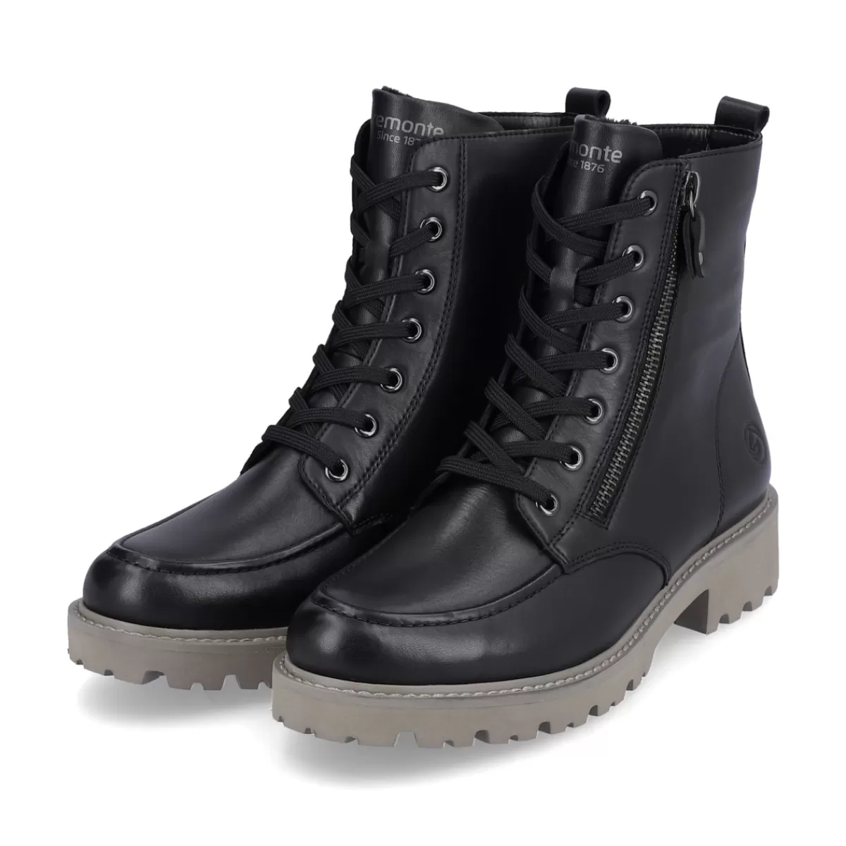 Damen Remonte Damen Schnürstiefel asphalt