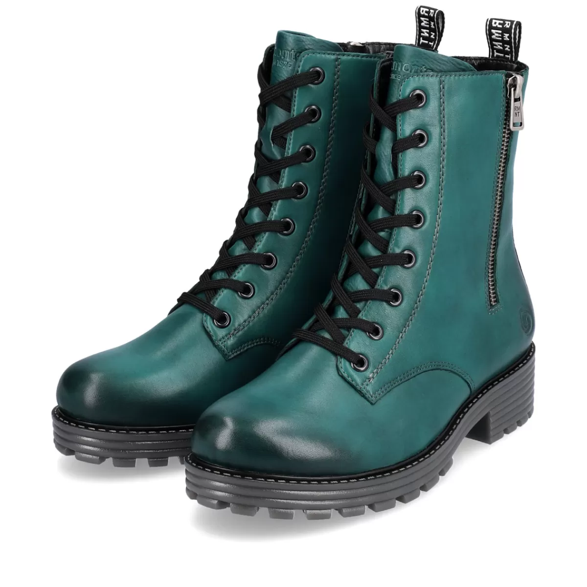 Damen Remonte Damen Schnürstiefel cyan