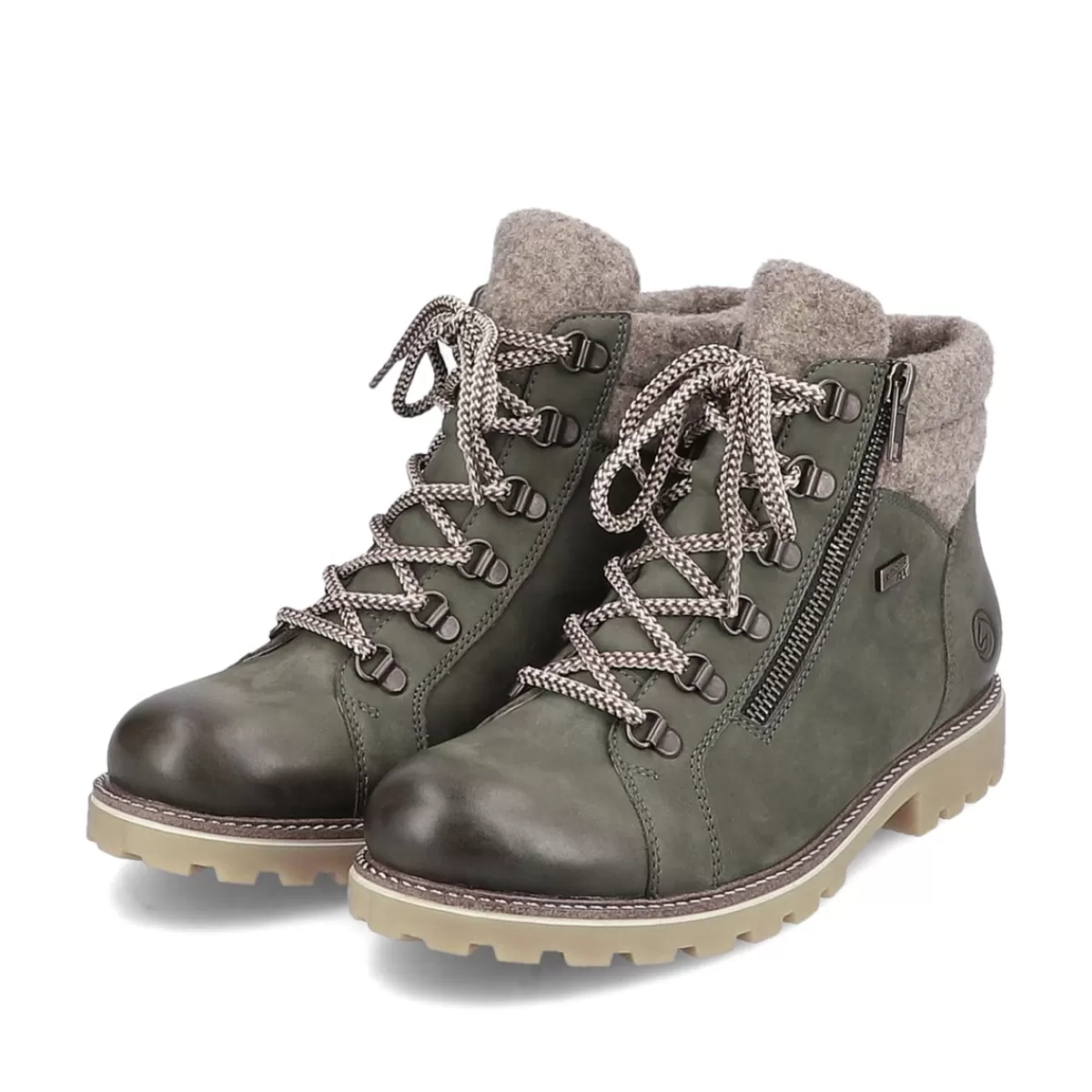 Damen Remonte Damen Schnürstiefel khaki