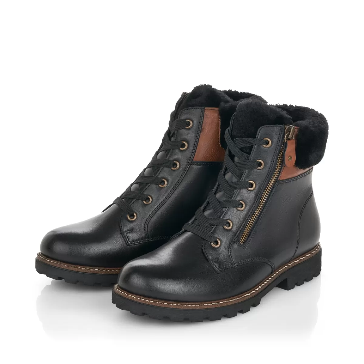 Damen Remonte Damen Schnürstiefel nacht