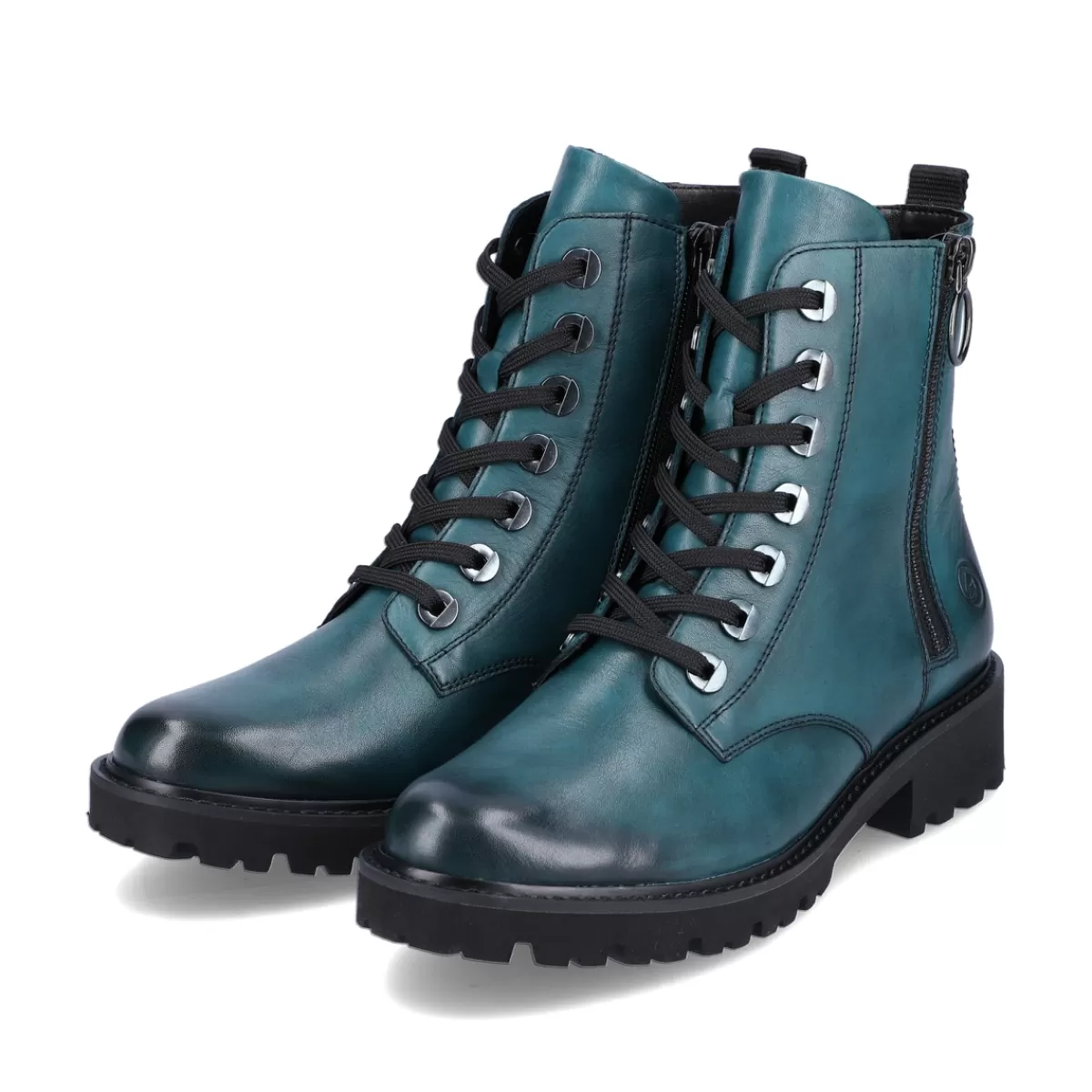 Damen Remonte Damen Schnürstiefel petrol