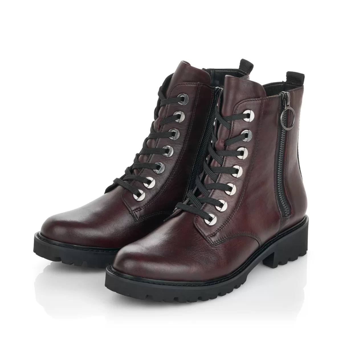 Damen Remonte Damen Schnürstiefel schwarz