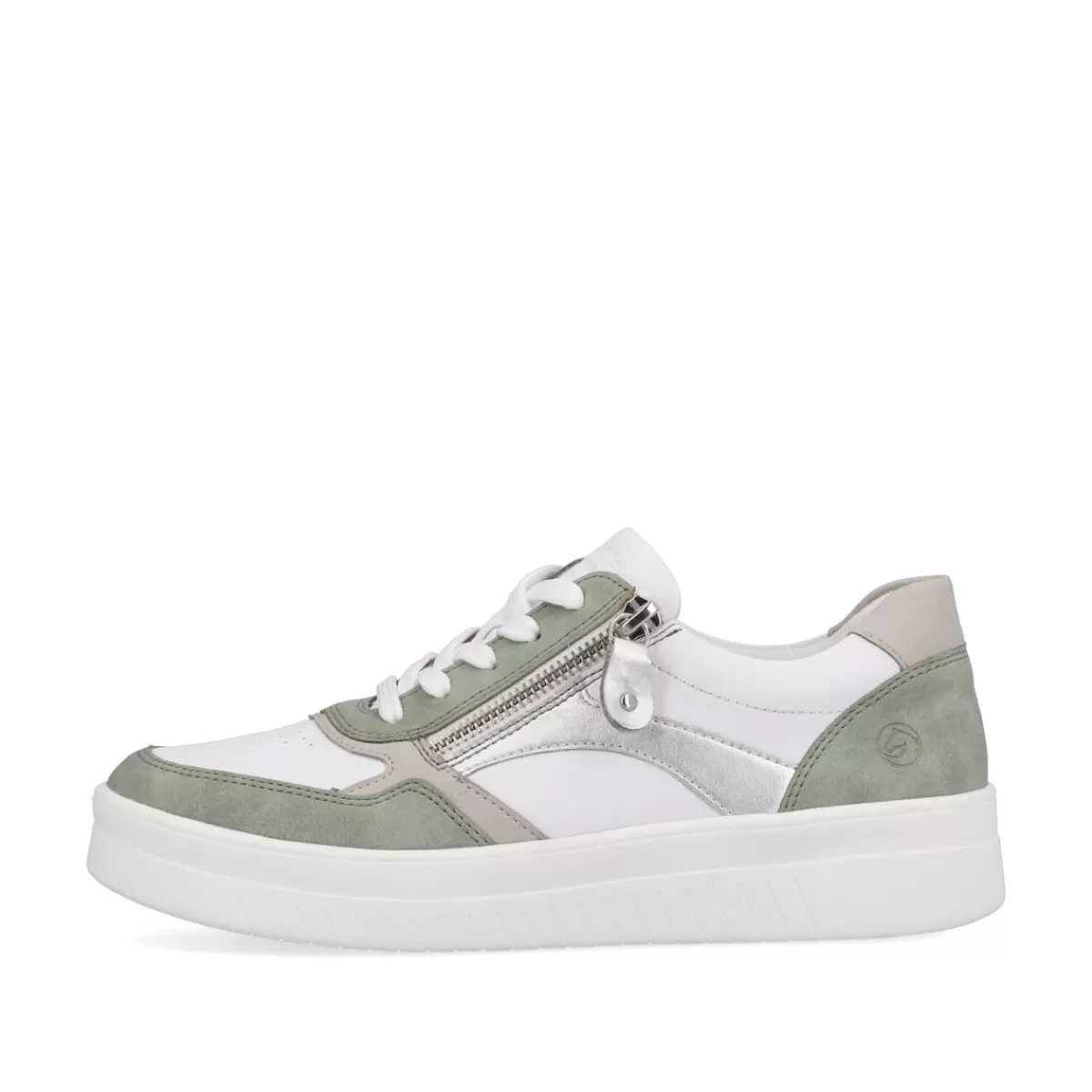 Damen Remonte Damen Sneaker edelweiß-mintgrün