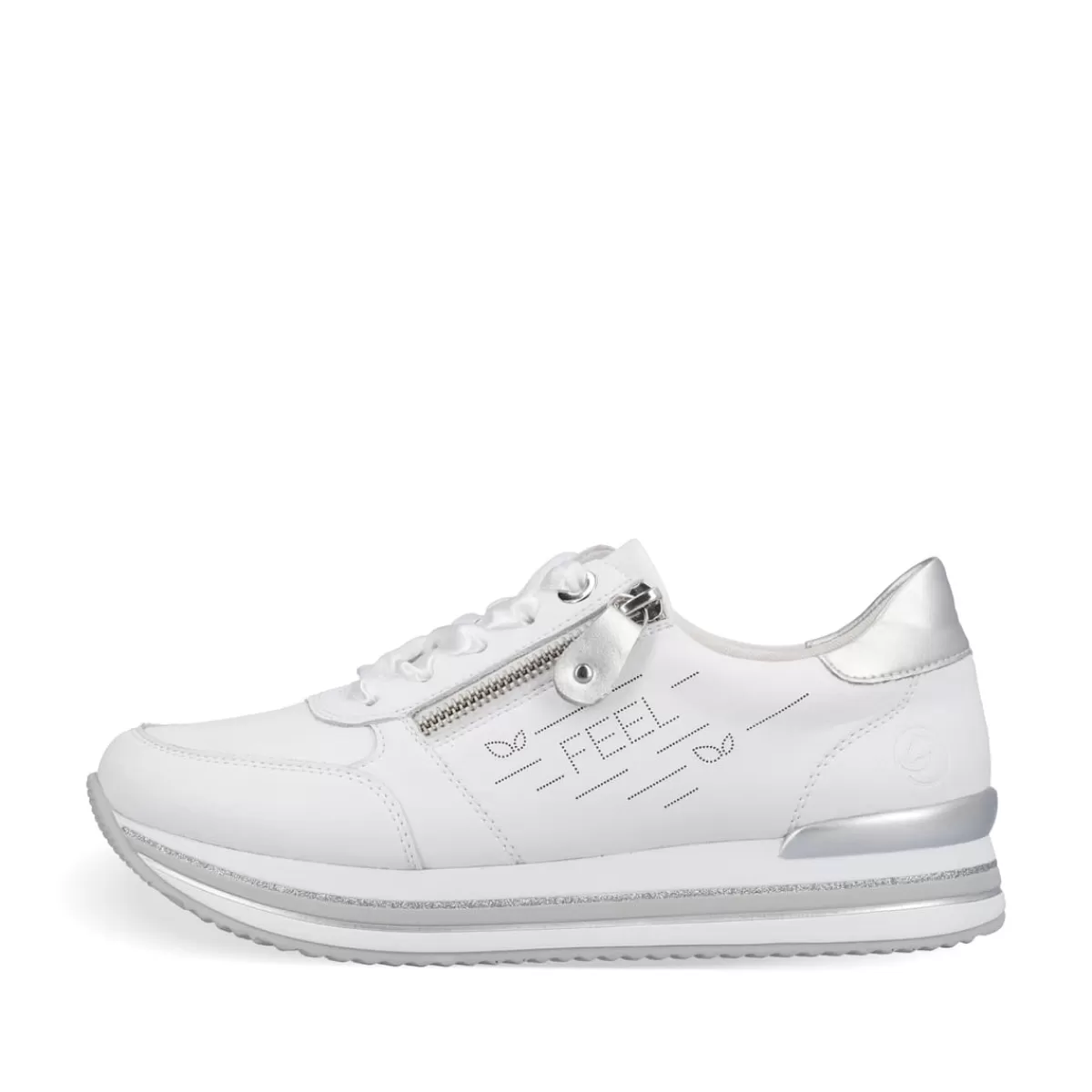 Damen Remonte Damen Sneaker edelweiß-silber