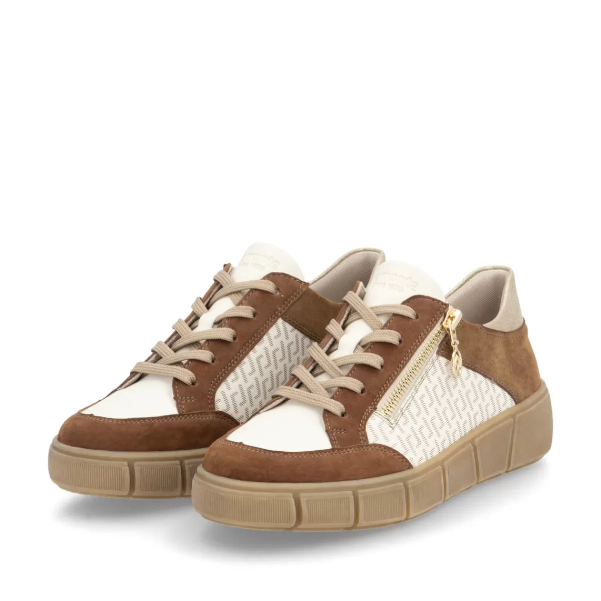 Damen Remonte Damen Sneaker hellbeige-noisette