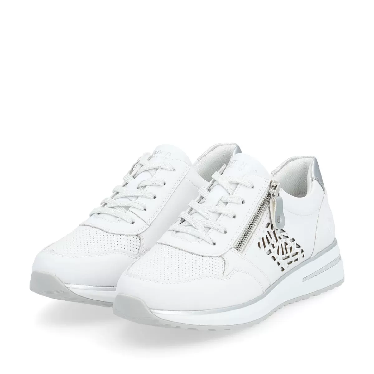 Damen Remonte Damen Sneaker kristallweiß-silber