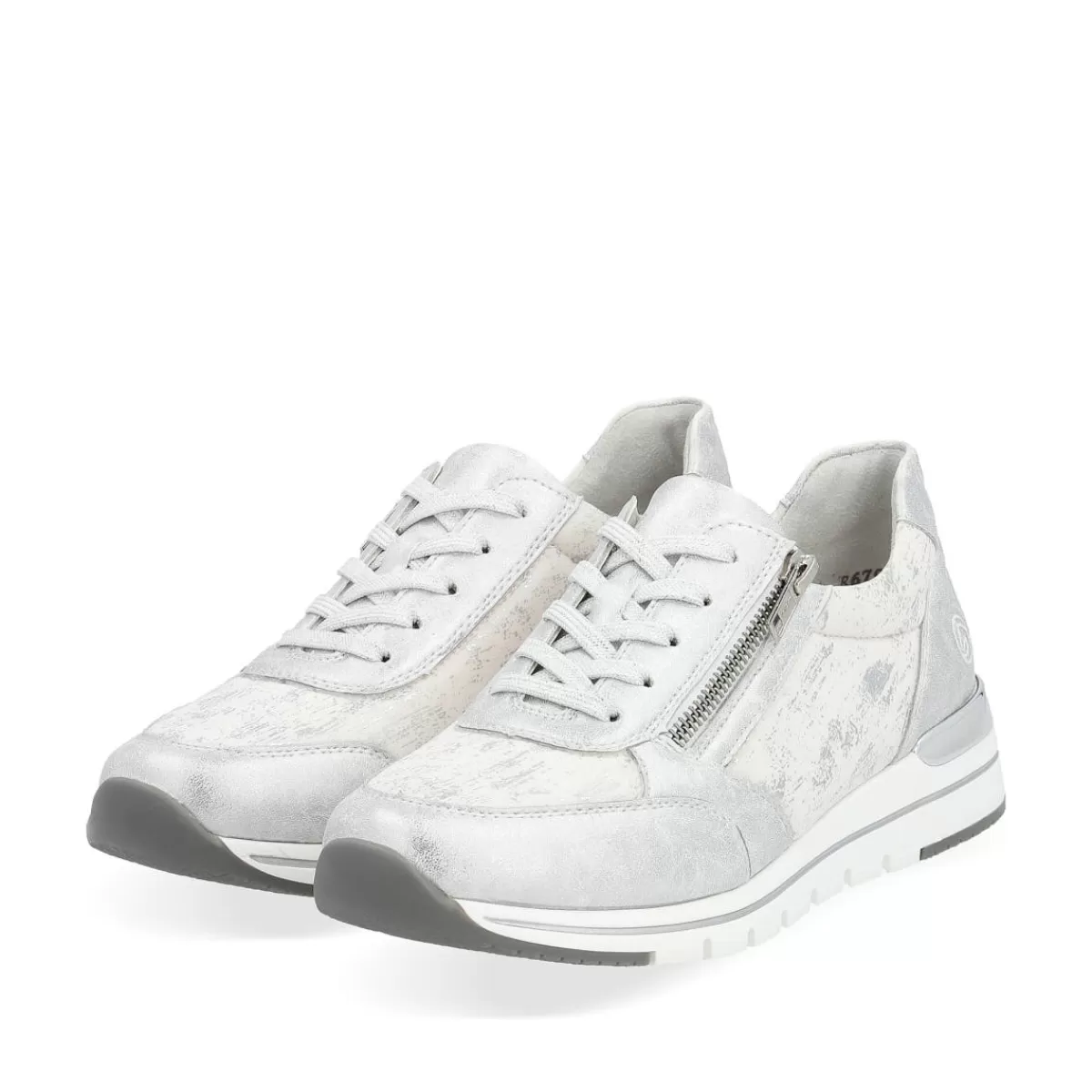 Damen Remonte Damen Sneaker silberweiß